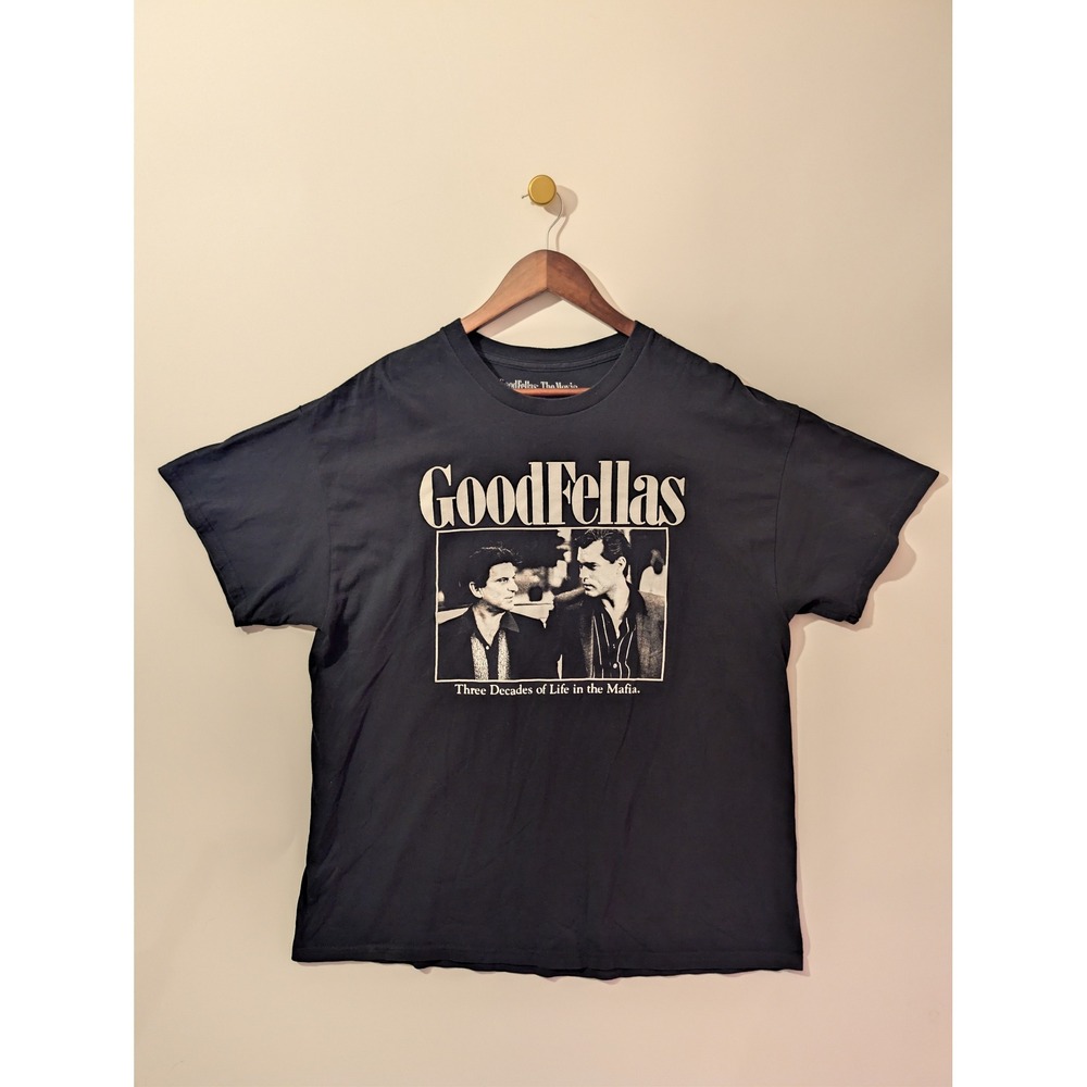 Goodfellas T Shirt Mens XL Black Excellent Graphic Movie Tee SEO